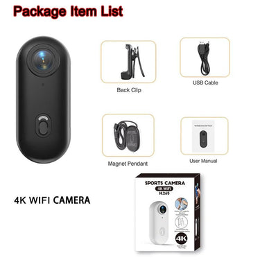 4K Mini Vlog Body Camera - Compact and Powerful - InspiredGrabs.com